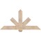 Ekena Millwork Kennewick Smooth Timber Gable Bracket, Douglas Fir, 60"W x 30"H x 5 1/2"D x 5 1/2"F, 12/12 Pitch GBW060X30X0606KEN00SDF - alternate 1